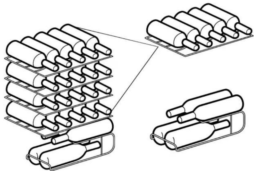 HONEYWELL H24WCB - Arrangement of Bottles - 2