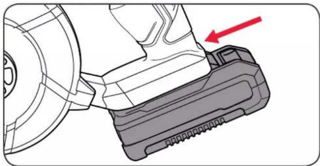 Ozito PXWBS-200 - Inserting & Removing the Battery - 1