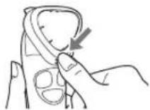 PANASONIC EH-ST63 - Remove the cotton pad when the procedure is complete. - 1