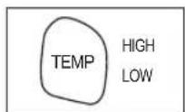 PANASONIC EH-ST63 - TEMP switch - 1
