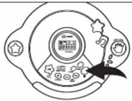 Diagram of a digital play device with star and play button labels and control panel