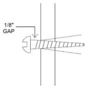 1/8" GAP