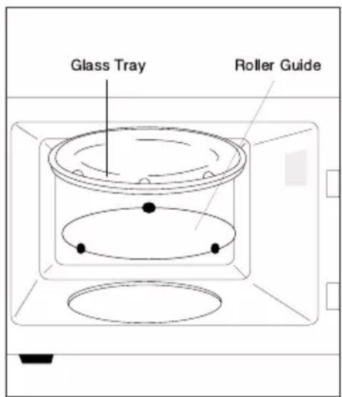 Glass Tray Roller Guide