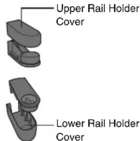 Upper Rail Holder Cover Lower Rail Holder Cover