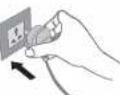 PANASONIC F-VXH50M - Connect the power plug - 1