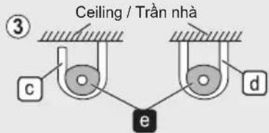 Ceiling / Trần nhà ③ c d e