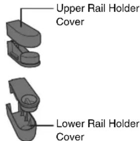 Upper Rail Holder Cover Lower Rail Holder Cover