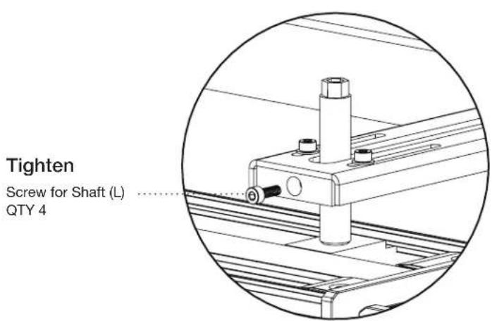Tighten Screw for Shaft (L) QTY 4