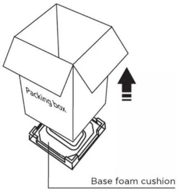 Packing box Base foam cushion