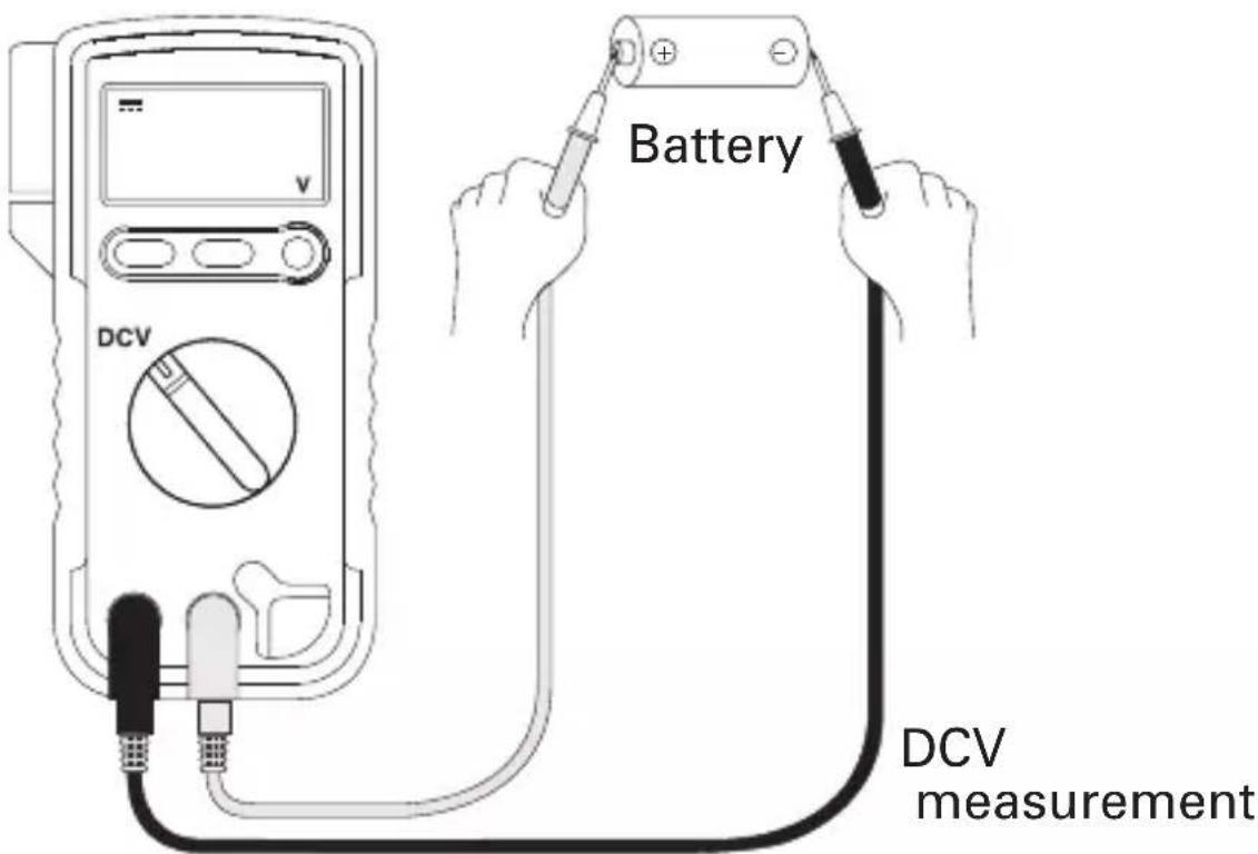 DCV Battery DCV measurement