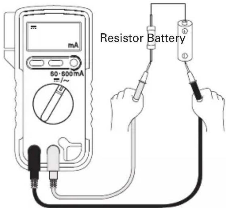 mA 60·600mA f~ Resistor Battery
