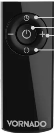 Vornado OZI42 - FUNCIONES REMOTAS CAMBIO DE BATERÍA - 1