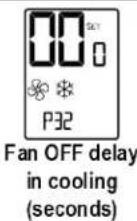 CARRIER ComfortVu BACnet TB-24-C - P32 - Fan OFF delay in cooling - 1