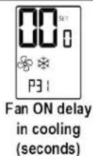 CARRIER ComfortVu BACnet TB-24-C - P31 - Fan ON delay in cooling (FC only) - 1