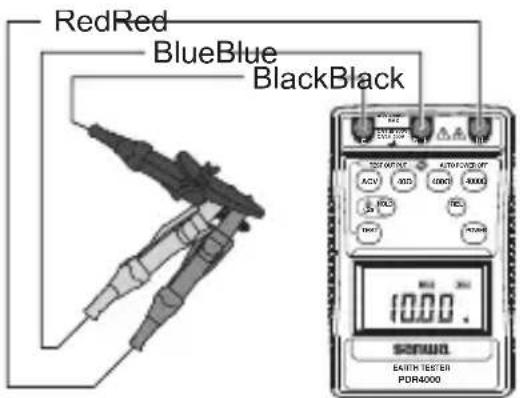 RedRed BlueBlue BlackBlack 1000 SUNUA EARTH TESTER PDR4000