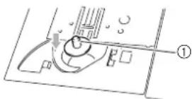 BABY LOCK Esante - ■Using Bobbin Center Pin (Spacer) - 2