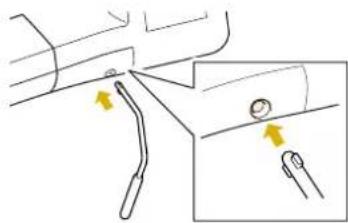 BABY LOCK Esante - ■Using the Knee Lifter - 2