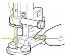 BABY LOCK Esante - Pull the shank lever toward you. - 1