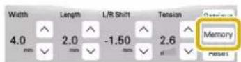 BABY LOCK Altair 2 - ■ Saving Settings - 2