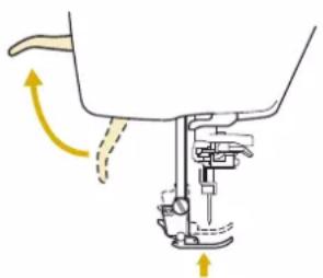 BABY LOCK Altair 2 - Replacing the Presser Foot - 3