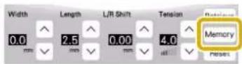 BABY LOCK Altair 2 - ■ Returning the Selected Stitch Pattern Saved Settings to the Default Settings - 2