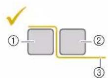 BABY LOCK Altair 2 - Gently smooth out the fabric. Make sure fabric is flat and without wrinkles. - 2
