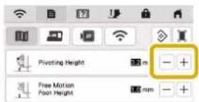 Pivoting Height Free Motion Foot Height