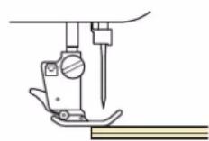 BABY LOCK Altair 2 - Release the presser foot locking pin. - 1