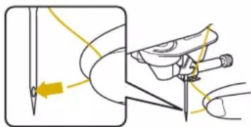 Diagram illustrating a mechanical or electrical procedure with labeled components and directional arrows indicating motion or movement.