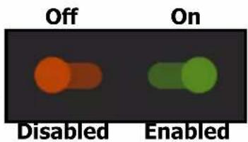 Off On Disabled Enabled