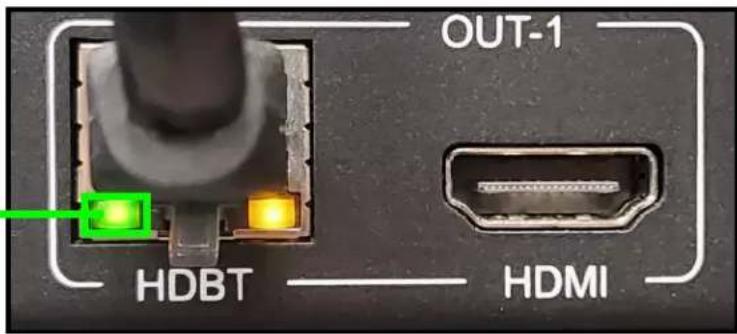 OUT-1 HDBT HDMI