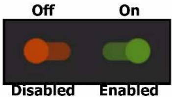 Off On Disabled Enabled