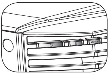 OPTOMA HD91 - Panneau de commandes - 1