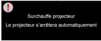 OPTOMA HD91 - Messages de l'écran - 3