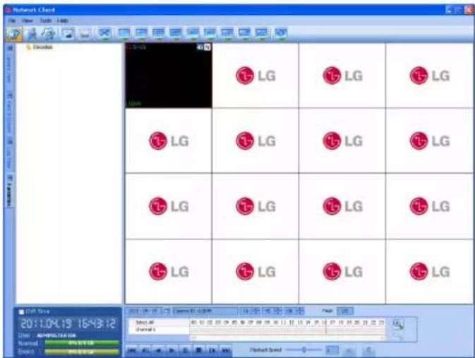 Network Client File Edit View Help Location LG LG LG LG LG LG LG LG LG LG LG LG LG LG LG LG LG LG LG 2011.04.19 16:43:12 User: ADMINISTRATION Named: P#5-01-08 Export: P#5-01-08 Start Time Select All Control L Path Speed 0 1 2 3 4 5 6 7 8 9 10 11 12 13 14 15 16 17 18 19 20 21 22 23