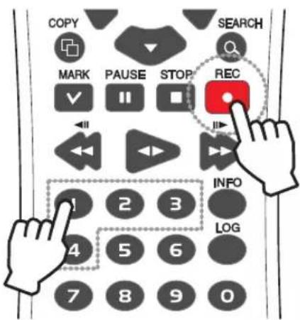 COPY MARK PAUSE STOP REC INFO LOG