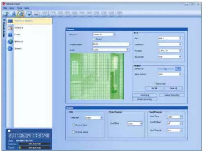 Network Client File View Tools Help Options / Display Schedule Guest Instructions SODR Description Channel Name: Channel ID Audio: Audio 1 PPT NCT: NCT 1 Channel ID: 0 HostCount: 146.779 HostNumber: 2008 Position Density: 1 Ratio Factor: None Power Grid OK OK Cancel Accounting Service Recording Display GND Language: GND Channel Name Channel Status Main Flange: Draft Time: 1 sec Send Flange: Send Time: 1 sec AutoPathage: 0 sec Spot Channel: 0 sec 2011.06.04 113748 User APPRENTIZATION Normal: 20% 672458 End: 3% 672458