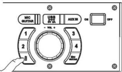 MIC GUITAR USB 5V/3A AIXIN ON OFF 1 2 3 4 MAX MANUAL