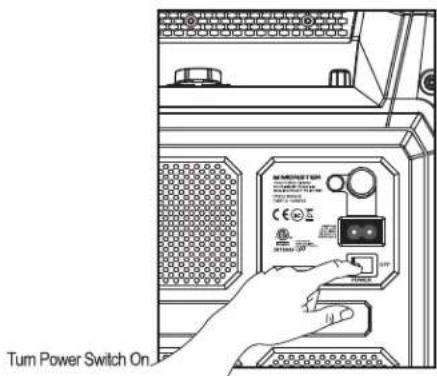 Turn Power Switch On.