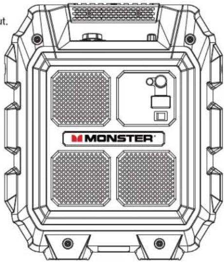 MONSTER Rockin' Roller Mini 2 - Guitar/Mic. Input - 2