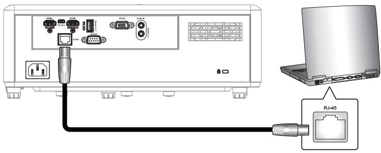 OPTOMA HZ40 - LAN RJ45 - 1
