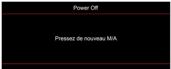 OPTOMA HZ40 - Mise hors tension - 1