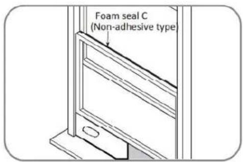 Foam seal C (Non-adhesive type)