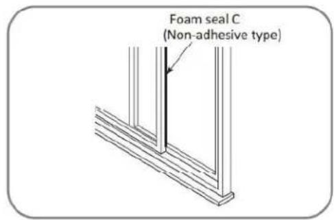 Foam seal C (Non-adhesive type)