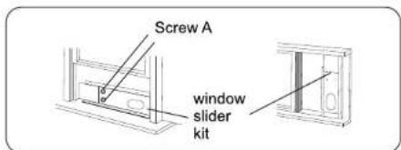 Screw A window slider kit