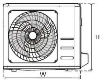 Esatto ESAC25RC - UNIT MOUNTING DIMENSIONS - 2