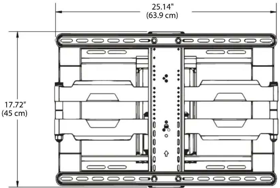 25.14" (63.9 cm) 17.72" (45 cm)