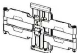 Rocketfish RF-HTLF23 - STEP 7 - Attach the arm assembly to the wall plate - 2