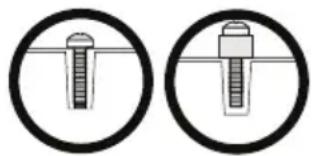 Rocketfish RF-HTLF23 - STEP 2 - Select screws, washers, and spacers - 2