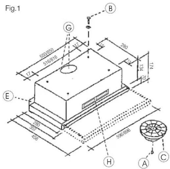 Fig.1 550/850 516/816 17 G B 13 280 13 134 70 174 E 280 307 458 590/896 H A C